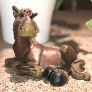Horse resin figurine